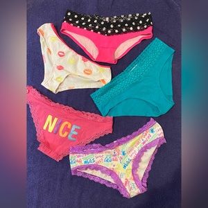 Victoria’s Secret panty lot, size S, assorted styles